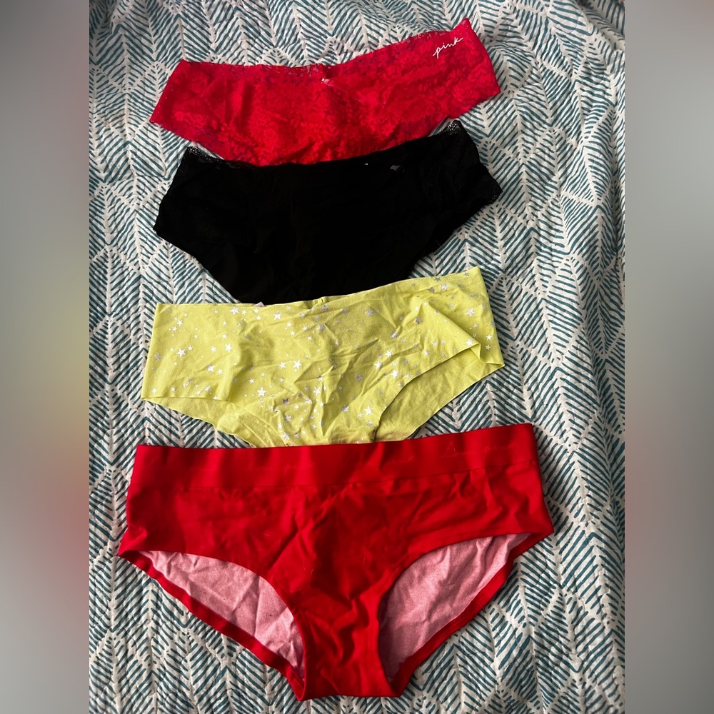 Victoria’s Secret Pink XL undies - 4 pair variety NWT
